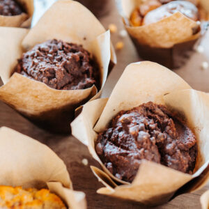 Muffin con chocolate