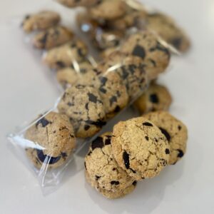 MINI COOKIES DE AVENA CON CHOCOLATE
